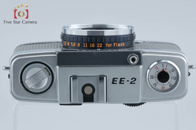 【中古】OLYMPUS オリンパス PEN EE-2 グレー コンパクトフィルムカメラ