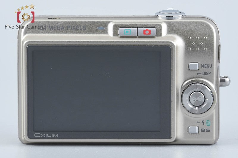 中古】Casio カシオ EXILIM ZOOM EX-Z1050 ゴールド コンパクト
