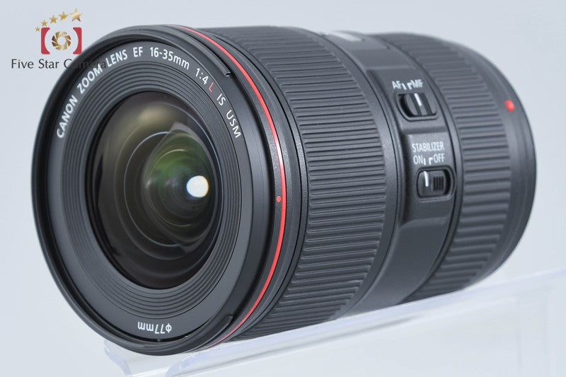 中古】Canon キヤノン EF 16-35mm f/4 L IS USM 元箱付き – Five Star