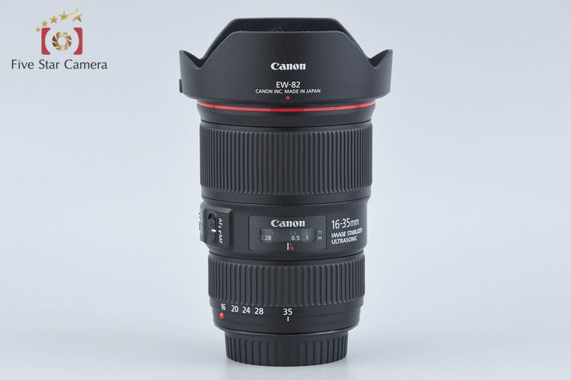 中古】Canon キヤノン EF 16-35mm f/4 L IS USM 元箱付き – Five Star