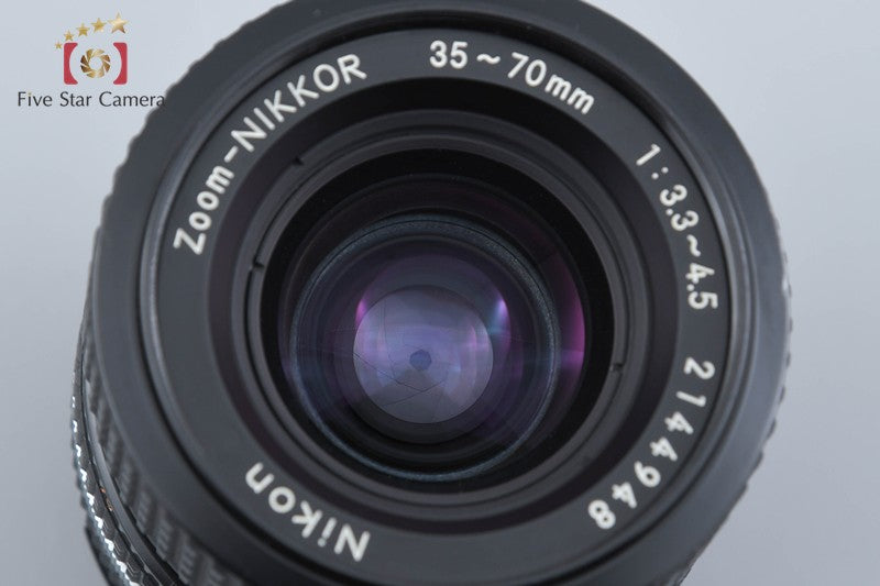 中古】Nikon ニコン Ai-S ZOOM NIKKOR 35-70mm f/3.3-4.5 – Five Star