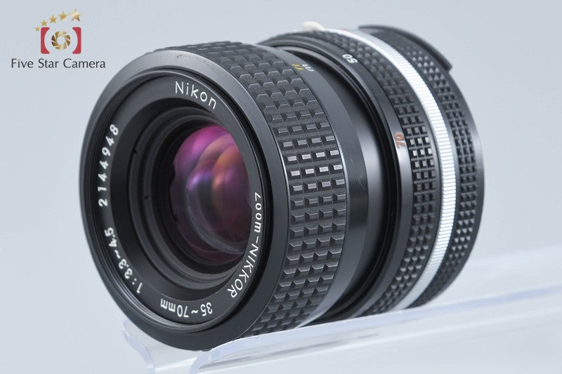 中古】Nikon ニコン Ai-S ZOOM NIKKOR 35-70mm f/3.3-4.5 – Five Star