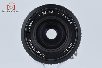 【中古】Nikon ニコン Ai-S ZOOM NIKKOR 35-70mm f/3.3-4.5