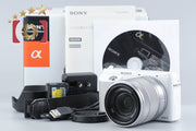 【中古】SONY ソニー α NEX-F3 ズームレンズキット ホワイト シャッター回数僅少 元箱付き
