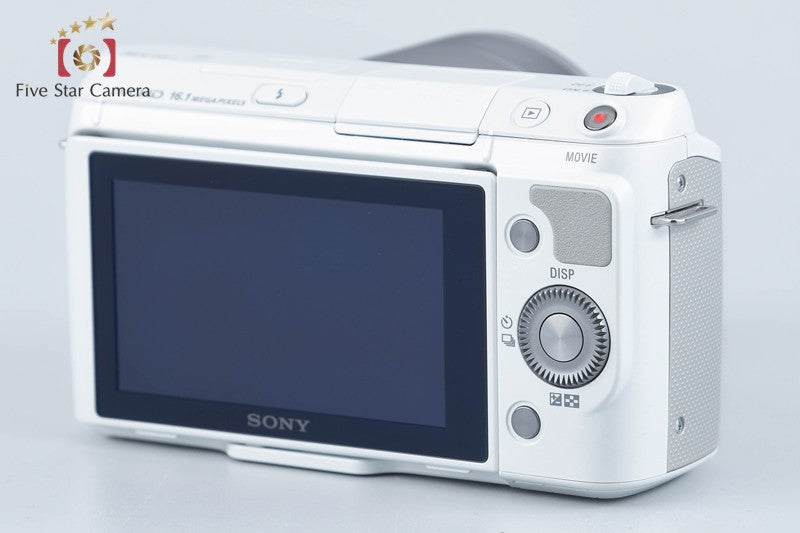 中古】SONY ソニー α NEX-F3 ズームレンズキット ホワイト シャッター