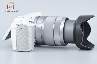 【中古】SONY ソニー α NEX-F3 ズームレンズキット ホワイト シャッター回数僅少 元箱付き