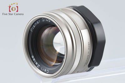 【中古】CONTAX コンタックス Carl Zeiss Planar 45mm f/2 T*