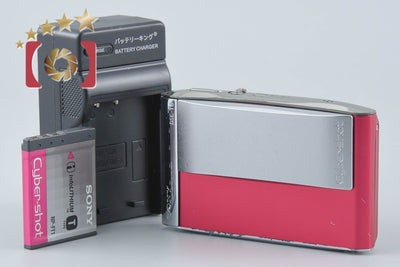 【中古】SONY ソニー Cyber-Shot DSC-T5 レッド コンパクトデジタルカメラ