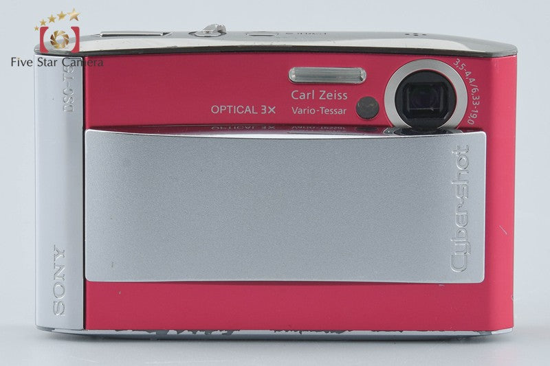 中古】SONY ソニー Cyber-Shot DSC-T5 レッド コンパクトデジタル