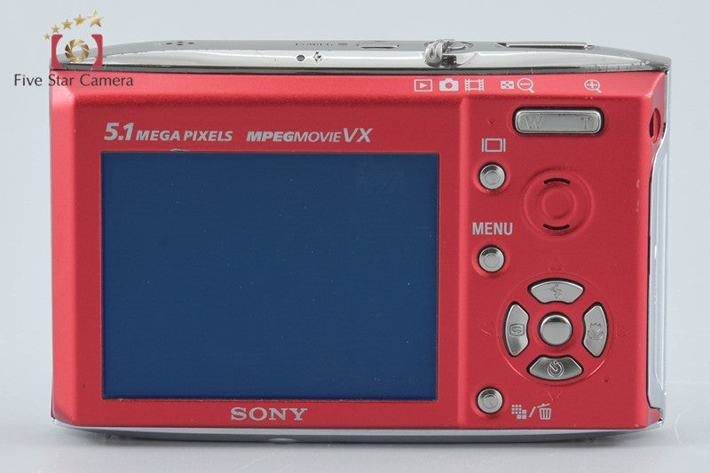 中古】SONY ソニー Cyber-Shot DSC-T5 レッド コンパクトデジタル