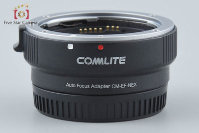 【中古】Commlite コムライト CM-EF-NEX キヤノンEFレンズ → ソニーEマウント 電子マウントアダプター