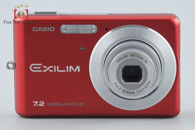 【中古】Casio カシオ EXILIM EX-Z77 レッド コンパクトデジタルカメラ