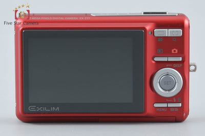 【中古】Casio カシオ EXILIM EX-Z77 レッド コンパクトデジタルカメラ