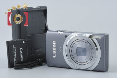 【中古】Canon キヤノン IXY 130 グレー コンパクトデジタルカメラ
