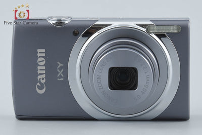 【中古】Canon キヤノン IXY 130 グレー コンパクトデジタルカメラ