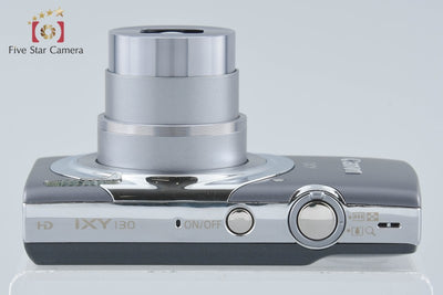 【中古】Canon キヤノン IXY 130 グレー コンパクトデジタルカメラ