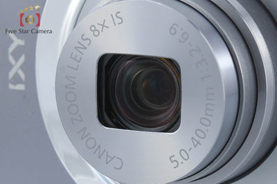 【中古】Canon キヤノン IXY 130 グレー コンパクトデジタルカメラ