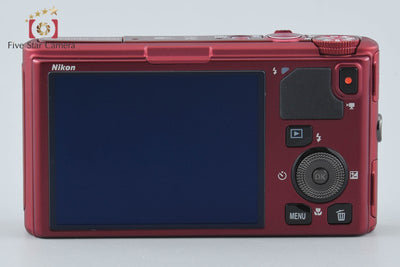 【中古】Nikon ニコン COOLPIX S9500 ヴェルヴェットレッド コンパクトデジタルカメラ