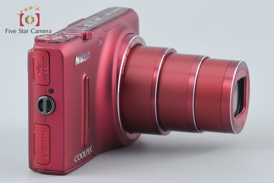 【中古】Nikon ニコン COOLPIX S9500 ヴェルヴェットレッド コンパクトデジタルカメラ