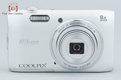 【中古】Nikon ニコン COOLPIX S3600 クリスタルシルバー コンパクトデジタルカメラ