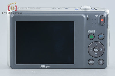 【中古】Nikon ニコン COOLPIX S3600 クリスタルシルバー コンパクトデジタルカメラ