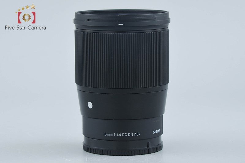中古】SIGMA シグマ 16mm f/1.4 DC DN Contemporary ソニーEマウント用