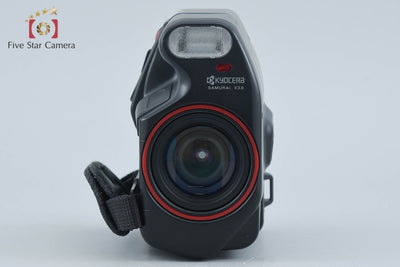 【中古】KYOCERA 京セラ SAMURAI X3.0 レッド コンパクトフィルムカメラ