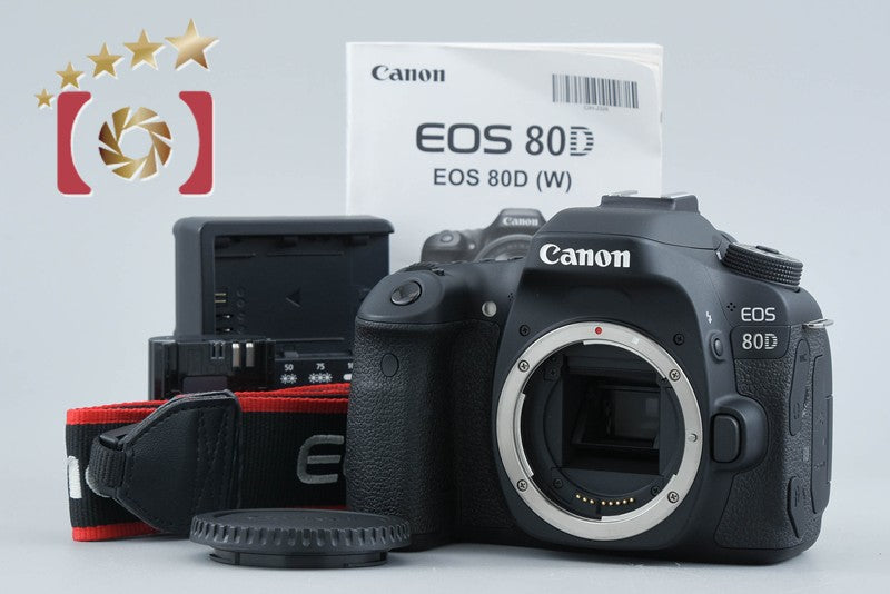 【中古】Canon キヤノン EOS 80D デジタル一眼レフカメラ シャッター回数僅少