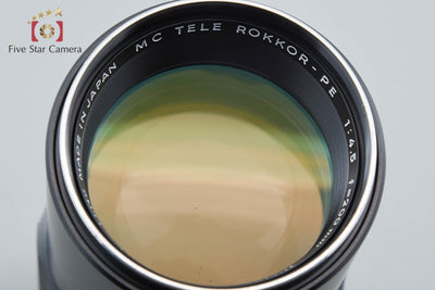 【中古】MINOLTA ミノルタ MC TELE ROKKOR-PE 200mm f/4.5
