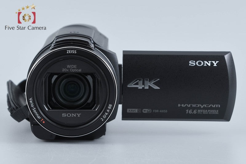 中古】SONY ソニー HANDYCAM FDR-AX55 デジタル4Kビデオカメラ – Five