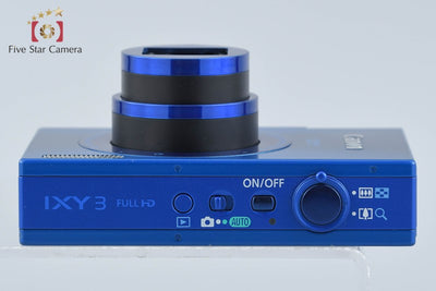 【中古】Canon キヤノン IXY 3 ブルー コンパクトデジタルカメラ