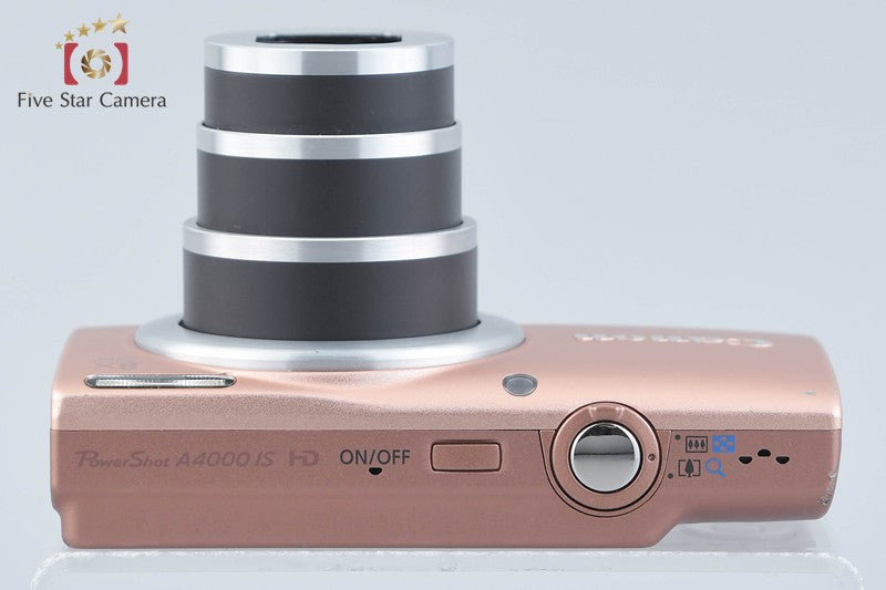 中古】Canon キヤノン PowerShot A4000 IS ピンク コンパクトデジタル
