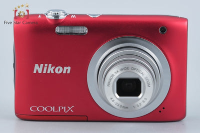 【中古】Nikon ニコン COOLPIX A100 レッド コンパクトデジタルカメラ