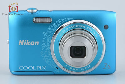 【中古】Nikon ニコン COOLPIX S3500 オリエンタルブルー コンパクトデジタルカメラ