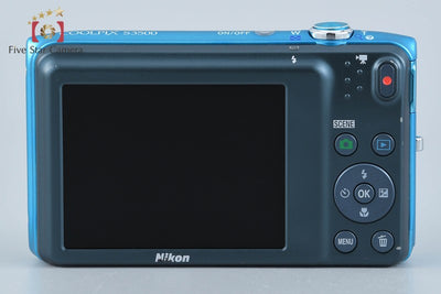 【中古】Nikon ニコン COOLPIX S3500 オリエンタルブルー コンパクトデジタルカメラ