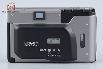 【中古】CONTAX コンタックス T3D データバック付属 シングルティース