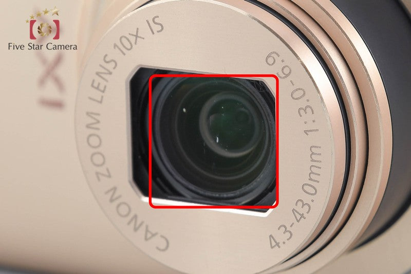 中古】Canon キヤノン IXY 620F ゴールド コンパクトデジタルカメラ