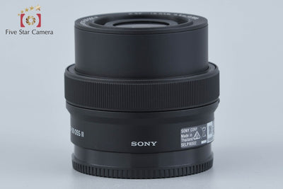 【中古】SONY ソニー E PZ 16-50mm f/3.5-5.6 OSS II SELP16502 ブラック