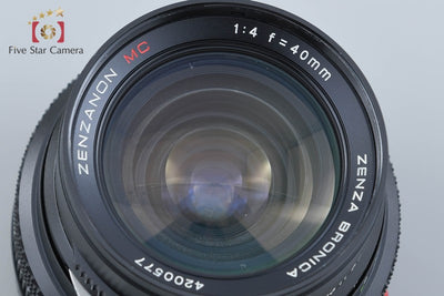 【中古】ZENZA BRONICA ゼンザブロニカ ZENZANON MC 40mm f/4 ETR用