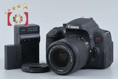 【中古】Canon キヤノン EOS Kiss X8i EF-S 18-55 IS STM レンズキット シャッター回数僅少