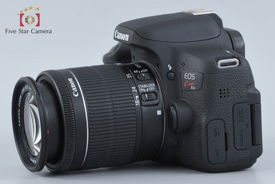 【中古】Canon キヤノン EOS Kiss X8i EF-S 18-55 IS STM レンズキット シャッター回数僅少