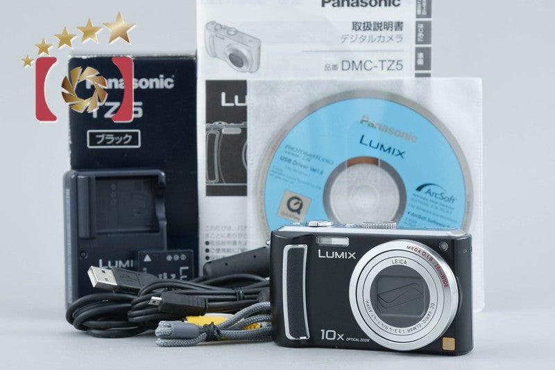 【中古】Panasonic パナソニック LUMIX DMC-TZ5 ブラック コンパクトデジタルカメラ 元箱付き