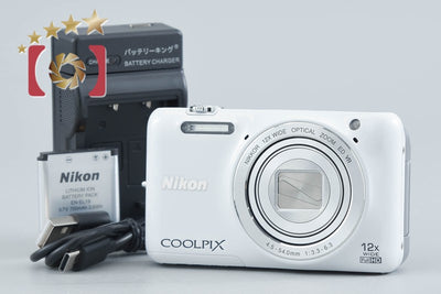 【中古】Nikon ニコン COOLPIX S6600 ナチュラルホワイト コンパクトデジタルカメラ
