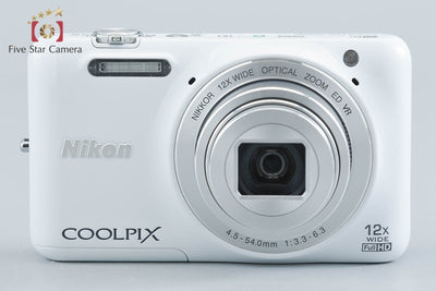 【中古】Nikon ニコン COOLPIX S6600 ナチュラルホワイト コンパクトデジタルカメラ