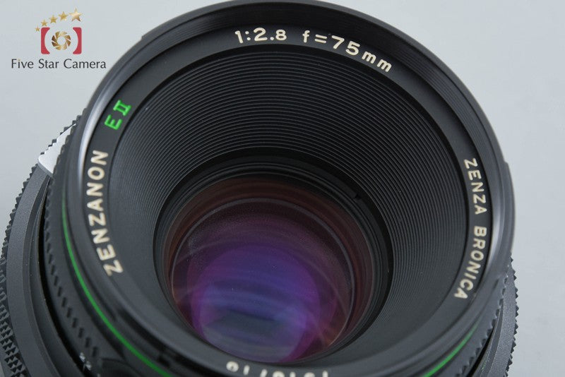 中古】ZENZA BRONICA ゼンザブロニカ ZENZANON EII 75mm f/2.8 ETR用