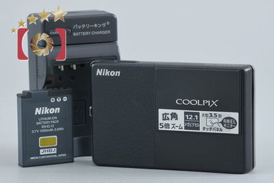 【中古】Nikon ニコン COOLPIX S70 マットブラック コンパクトデジタルカメラ