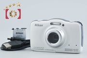 【中古】Nikon ニコン COOLPIX S32 ホワイト コンパクトデジタルカメラ