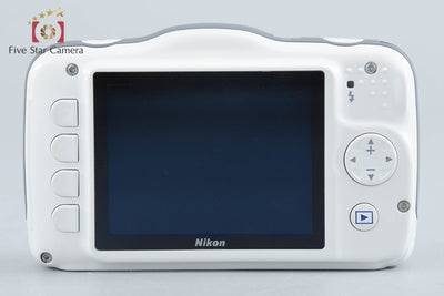 【中古】Nikon ニコン COOLPIX S32 ホワイト コンパクトデジタルカメラ