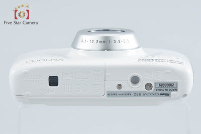 【中古】Nikon ニコン COOLPIX S32 ホワイト コンパクトデジタルカメラ