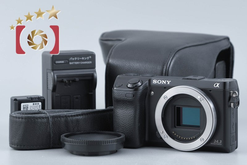 【中古】SONY ソニー α NEX-7 ブラック ミラーレス一眼カメラ シャッター回数僅少 多言語対応